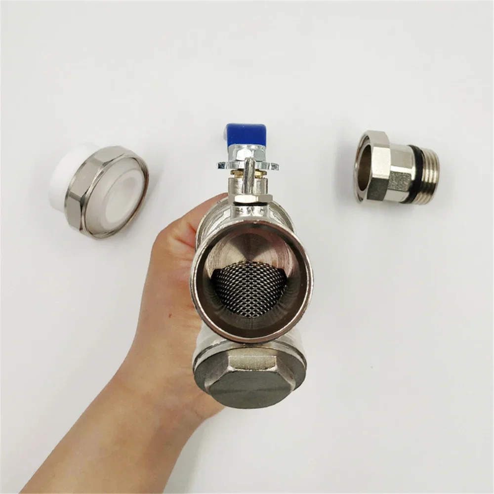 Floor Heating Sub-collector Filter Sleeve Valve PPR Inlet And Return Water Ball Valve Pure Copper Sub-collector Pressure Gauge