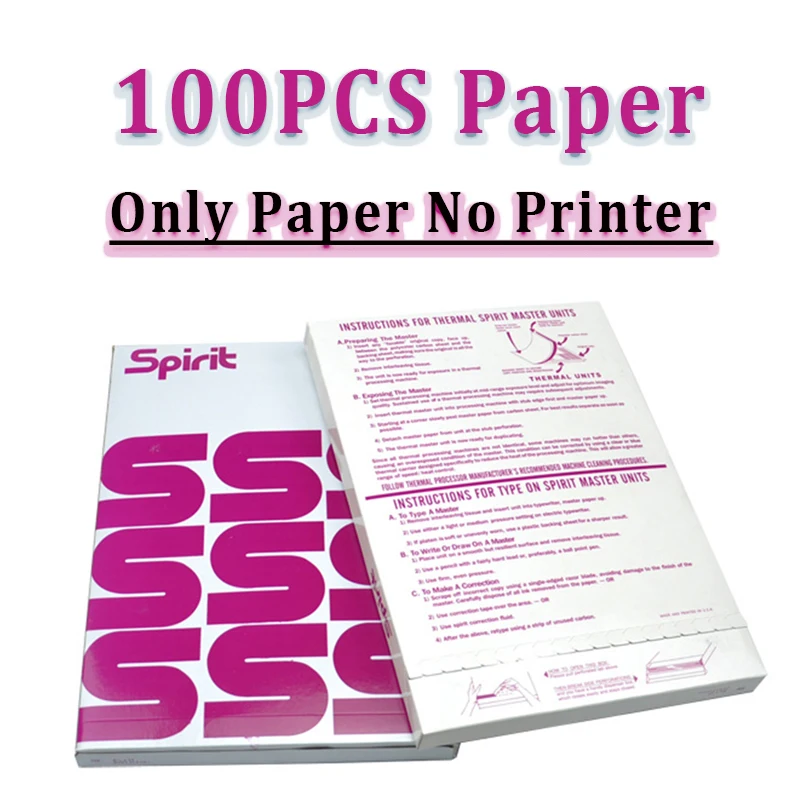 Tattoo Stencil Transfer Carbon Paper Top 100 PCS A4 Size Body Art Tattoo Supplies