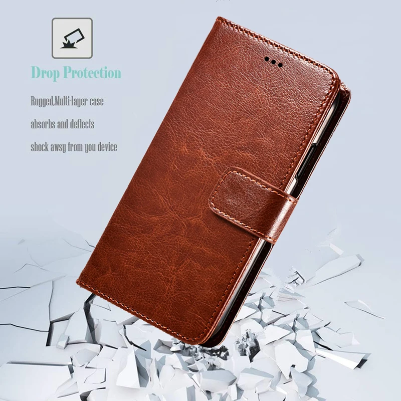 Funda para ZTE Blade A34 Case Leather Book Stand Magentic Wallet Coque PU Leather Capas Flip Phone Cover For ZTE Blade A34 чехол 6
