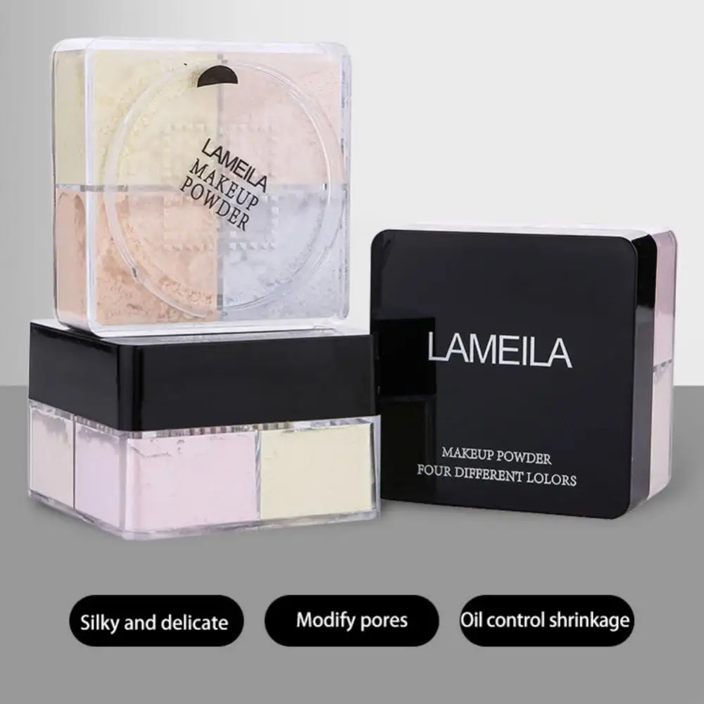 

Four Color Fixed Makeup Loose Powder Nature Invisible Pores Air Sensitive Honey Powder Long-lasting Waterproof Powder Makeups
