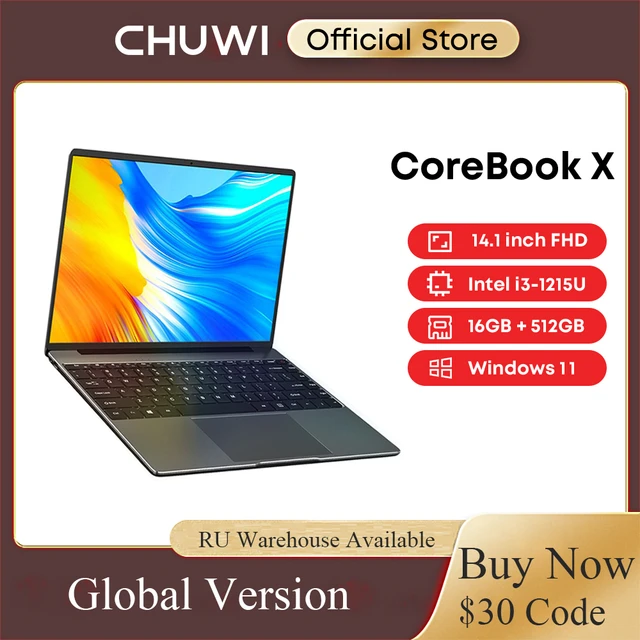 2022 Chuwi Corebook X 14 Inch 2k Screen Gaming Laptop Intel Core