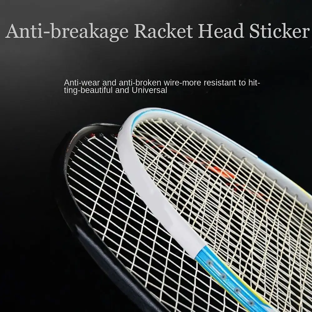 Badminton Racket Head Protection Self Adhesive Racket Line Protection Frame Protector Badminton Accessories badminton racket stickers