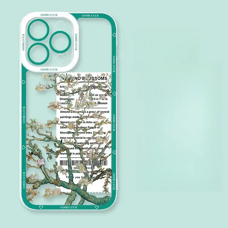 Art Van Gogh Starry Night Oil Painting Soft Clear Phone Case