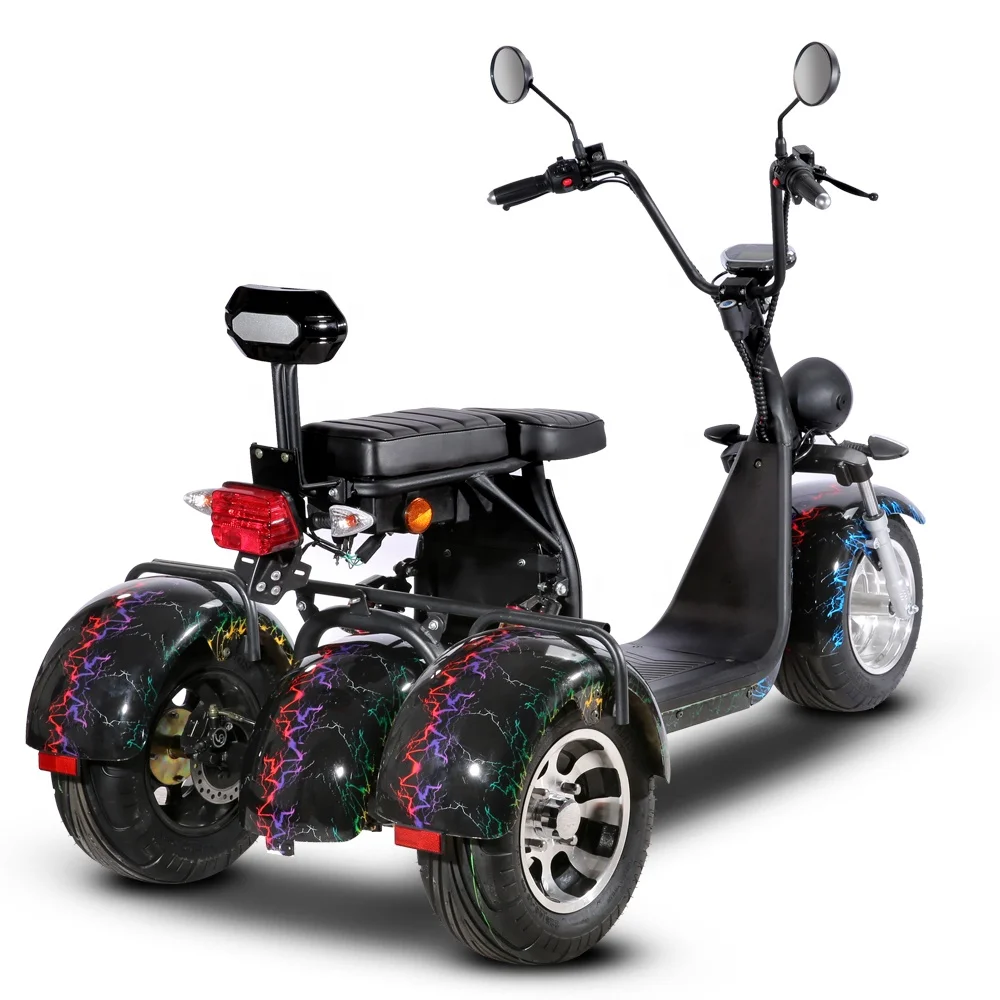 

2023 LatestSC09 1500W Zappy 3 Wheel Citycoco Scooter EEC Motorcycles Electric in European warehouse