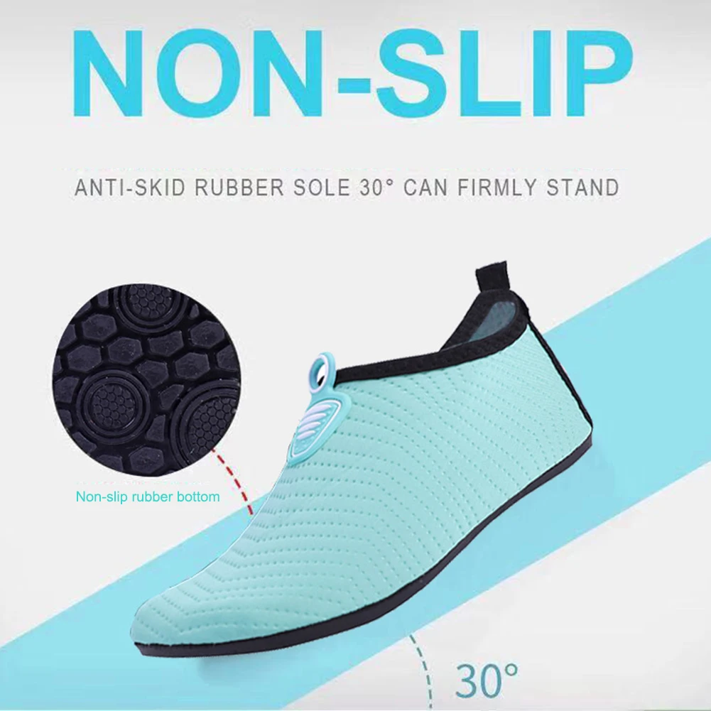 Water Shoes Aqua Shoes Diving Shoes Barefoot Shoes Sandals Slippers Flip Flops Anti-slip Sea Swimming Slippers