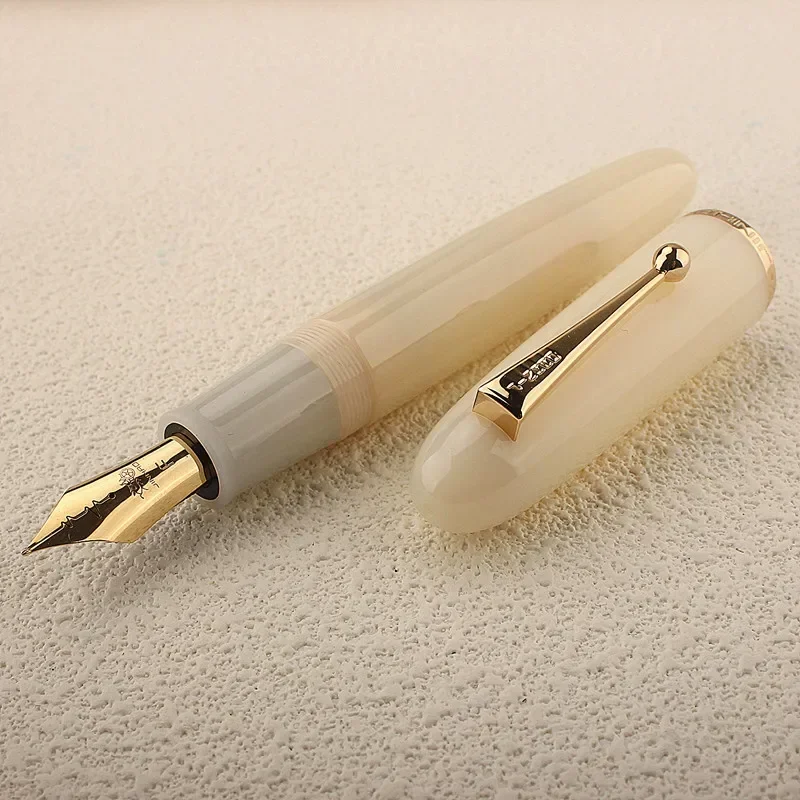 ハートビートペン先! Jinhao赤万年筆、大型樹脂付きオフィス