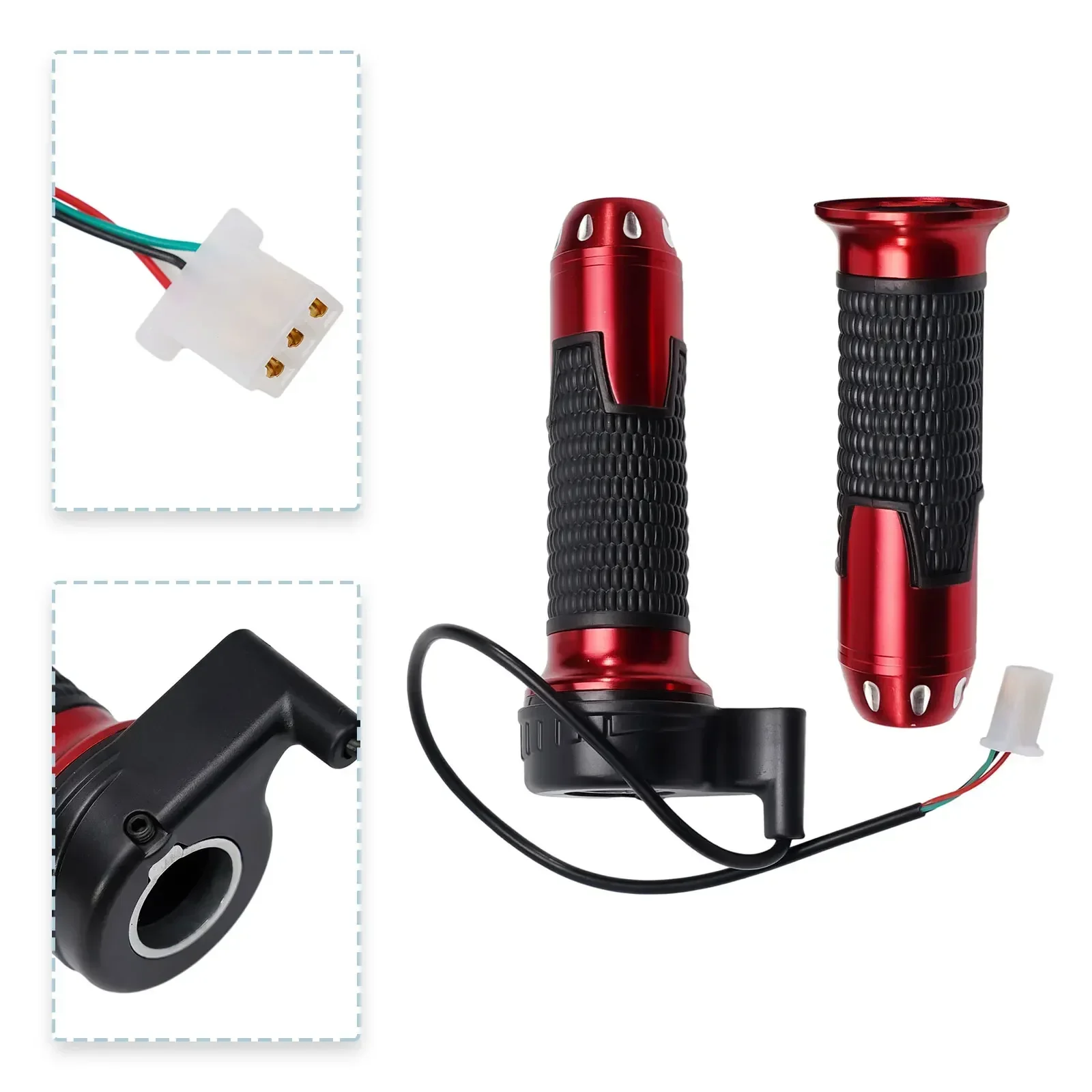 Enhanced Twist-Throttle for Electric Bicycles and Scooters - Durable ABS+Aluminum Alloy, Lightweight, with Cruise Function