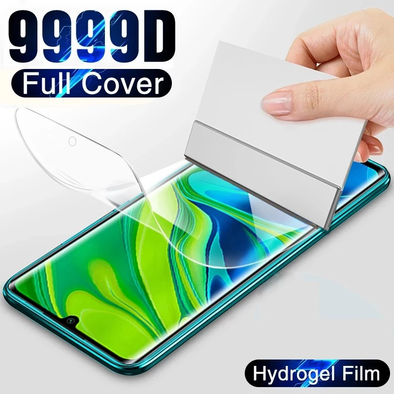 

999D Hydrogel Film for Huawei Y9 2019 Y9S Y9A Y8P Y8S Y7 Prime Y7A Y7P Y6 Pro Y5 Lite 2018 Phone Screen Protector Not Glass