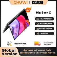 CHUWI MiniBook X ordinateur portable tablette 2 en 1 Intel N150/N100 10.51 "FHD IPS écran 16GB/12GB RAM LPDDR5 512G SSD Windows 11 ordinateur portable 1