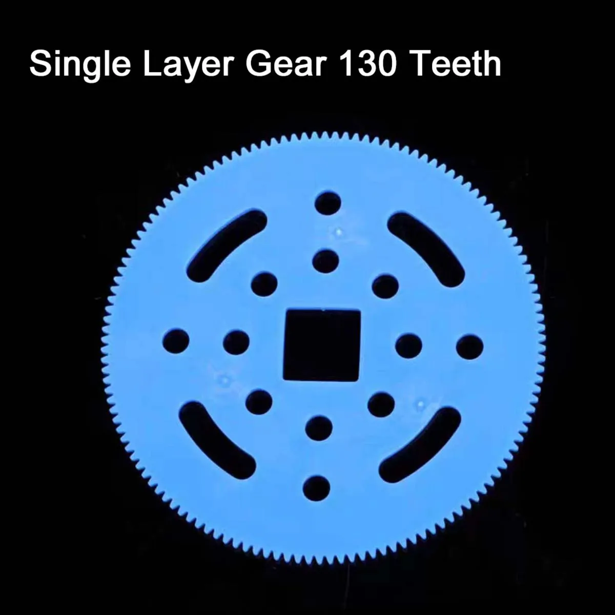 5Pcs Plastic Gear 64/96Teeth MXL Gear 90/130Teeth Single Layer 6x6/6x8mm Worm Motor Pinion DIY Toy RC Car Parts