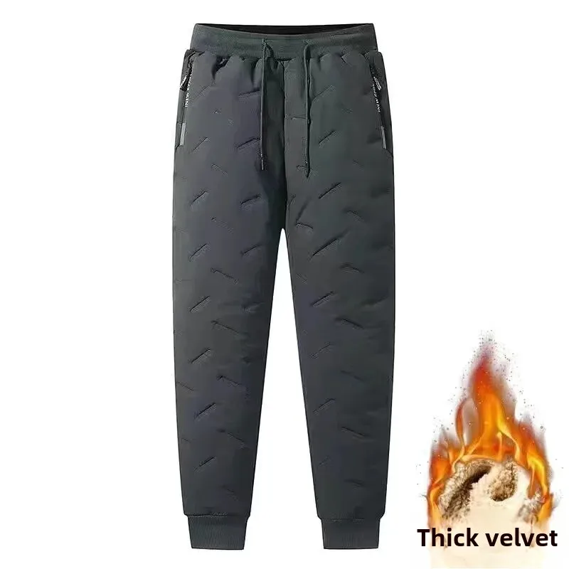 [Cotton pants one piece] gray ankle-tied