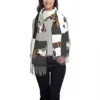 Funny Cartoon Greyhound Whippet Dog Tassel Scarf Women Soft Sighthound Hound Shawl Wrap Female Winter Scarves 2