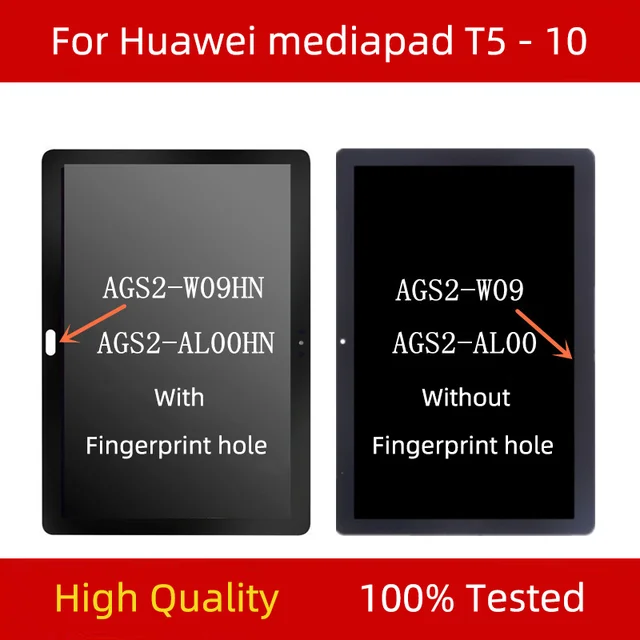 LCD For Huawei MediaPad T5 10 AGS2-L09 AGS2-W09 AGS2-L03 AGS2-W19 Tablet T5  LCD Display Touch Digitizer Screen Assembly - AliExpress