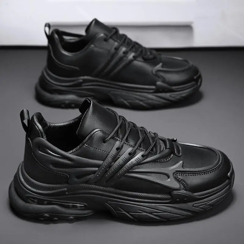 

Breathable Platform Shoes Man Men Shoes Vulcanize Sneakers Casual 2023 New Trainers Tenis Masculino Chunky Sneakers Zapatos Homb