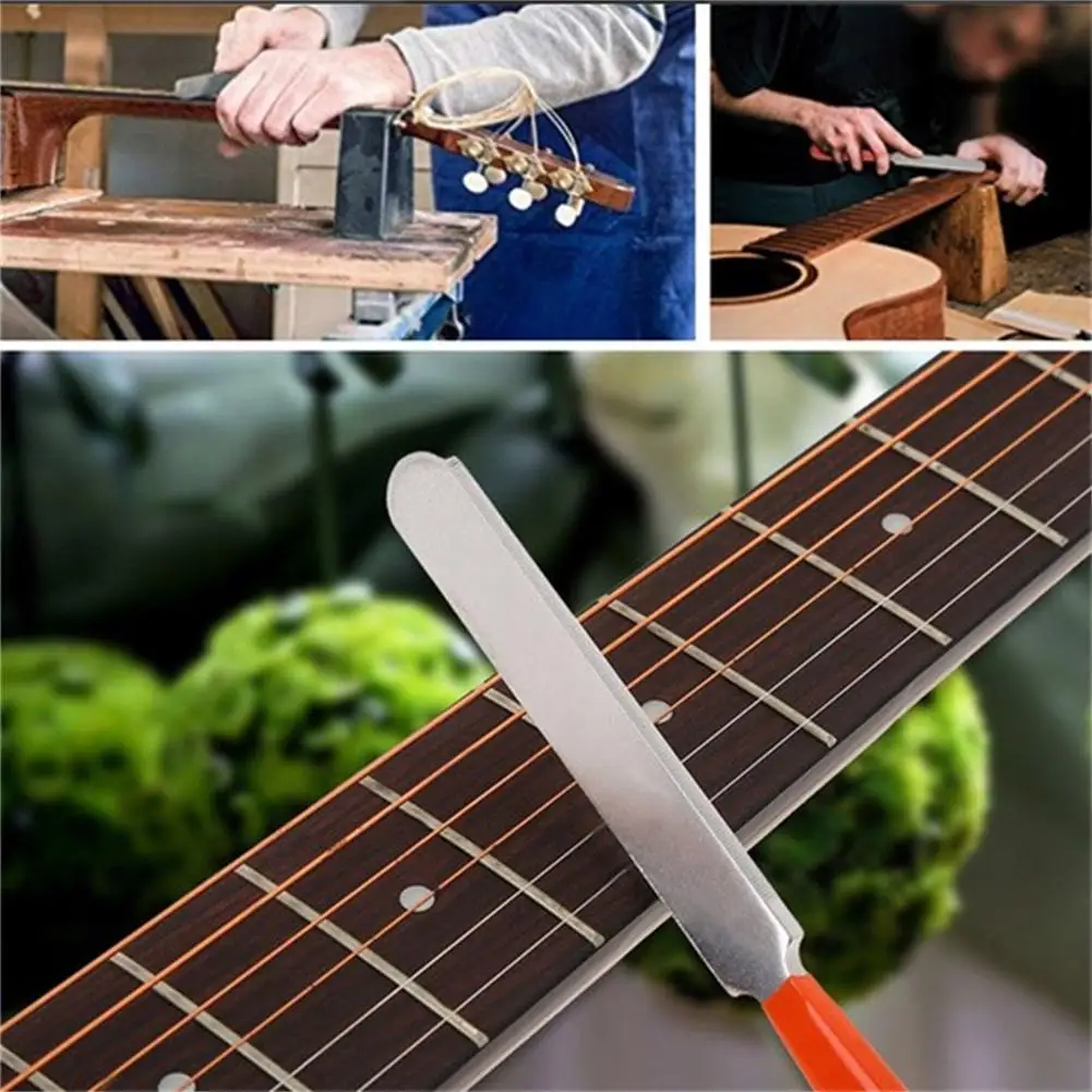 

Guitar Polishing Set Guitar Fret Repairing Tool Fingerboard Care Tool File Protector