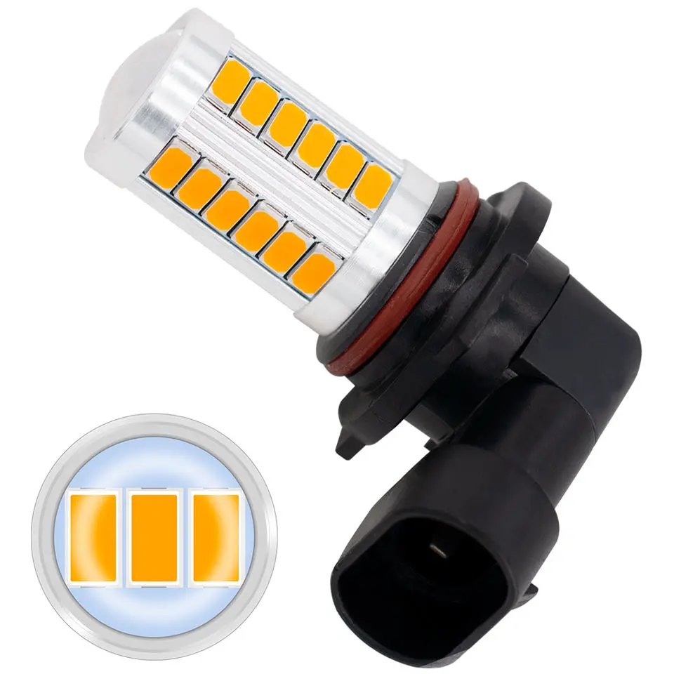 

100X Car 9005 9006 LED H8 H9 H4 H7 5630 33SMD Fog Lamp Daytime Running Light Bulb Turning Parking Bulb 12V Auto Headlight Bulbs