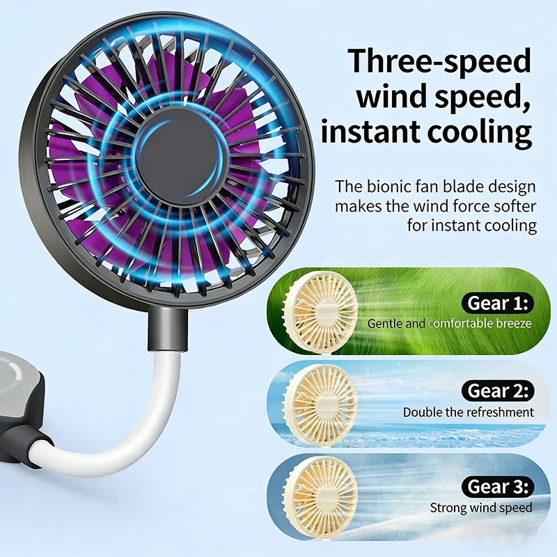 Magnetic Portable USB Mini Fan