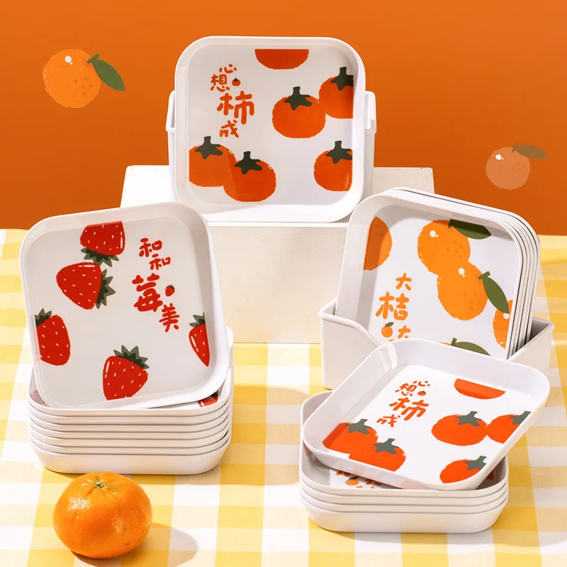 

Kitchen Waste Dish Set Fruit Spit Bone Plate Meal Desktop Garbage Storage Tray Dinner Table Dinner Small Peel Kitchen Tableware