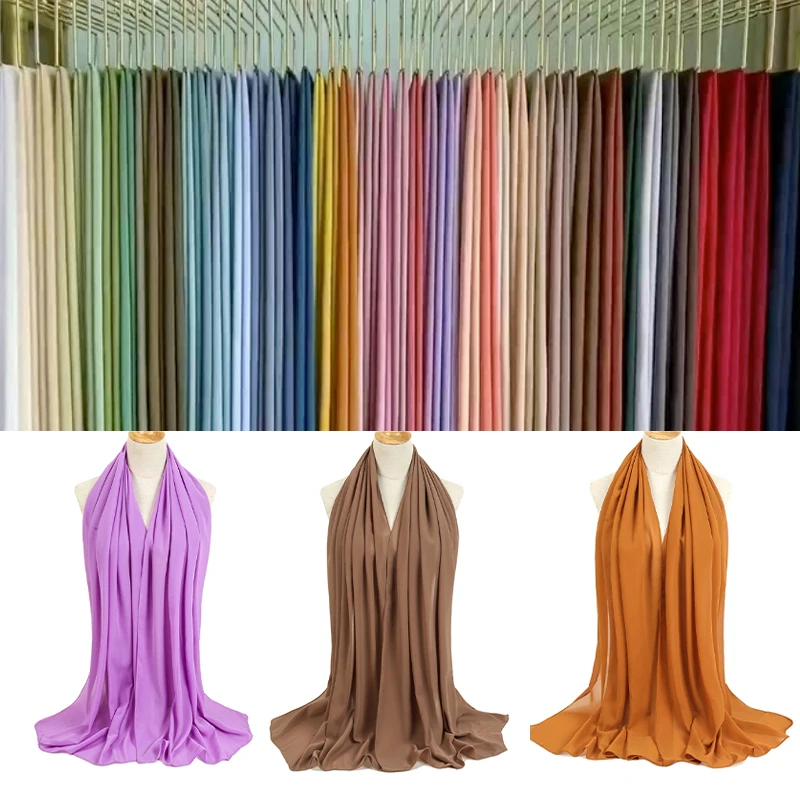 Рисунок 4 - 2022 женский шарф из пузырчатого шифона и шелка