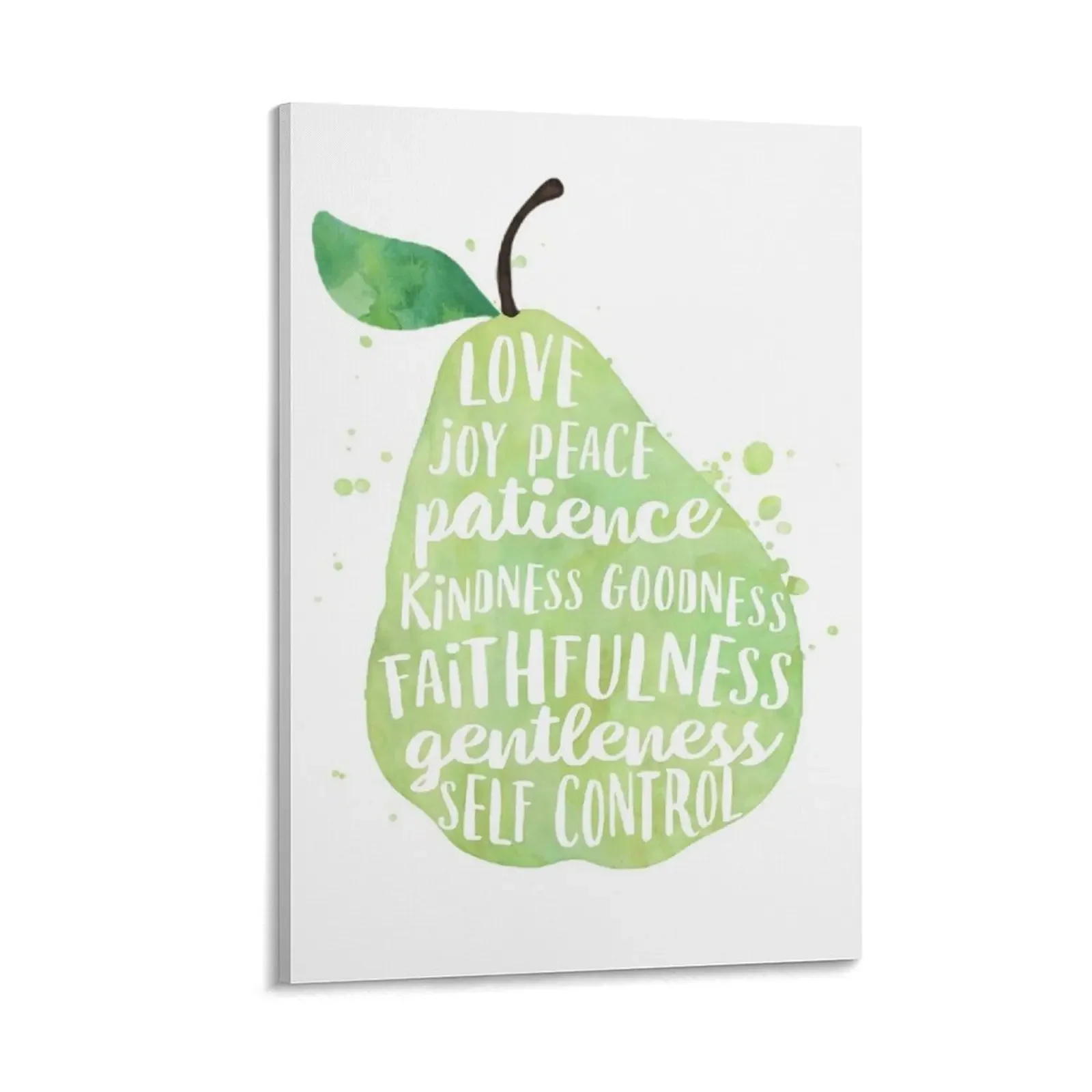 

Fruit of the spirit watercolor pear Canvas Painting posters anime art