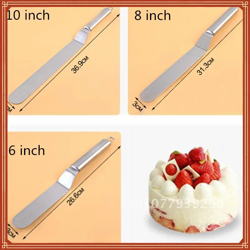 

Kitchen Accessories Cake Decorating Tools Stainless Steel Baking&Pastry Tools Portable Cream Spatula Cake Butter Kitchen Gadgets