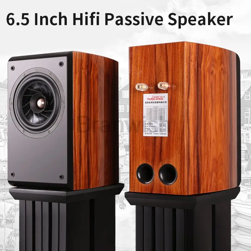 

6.5 Inch Bookshelf Surround 2.0 Passive Speaker Hifi High Fidelity Fever Q6 Home Theater Speaker Sound Box Home Speakers 200W
