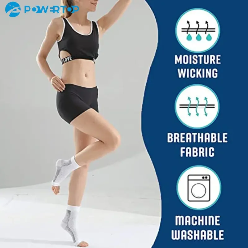 Neuropathy Socks for Women Men 1Pair Soothe Compression Socks Neuropathy Pain Ankle Brace Plantar Fasciitis Swelling Relief