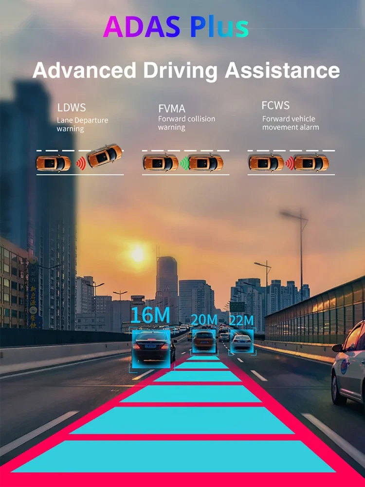 4G LTE 11.26 ġ ڵ ̷ ADAS ȵ̵ 8.1 DVR GPS ׺̼  ī޶, 1080P  ڴ  24 ð 