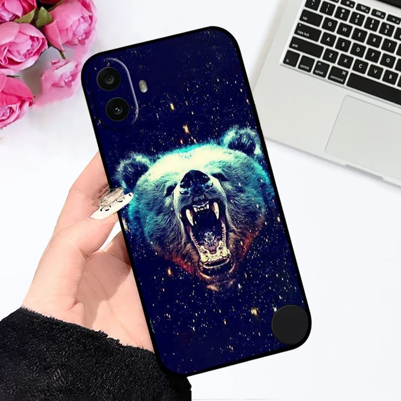 Cute Astronaut Fashion Shockproof Soft Bumper Case