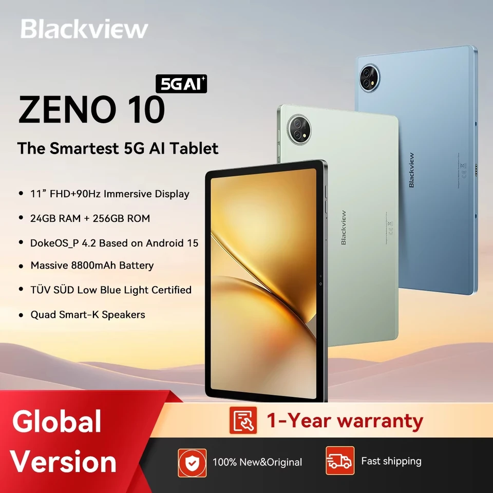 Blackview ZENO 10 タブレット 8+256GB 付属品一式セット Blackview ZENO 10 タブレット 8+256GB 付属品一式セット Blackview