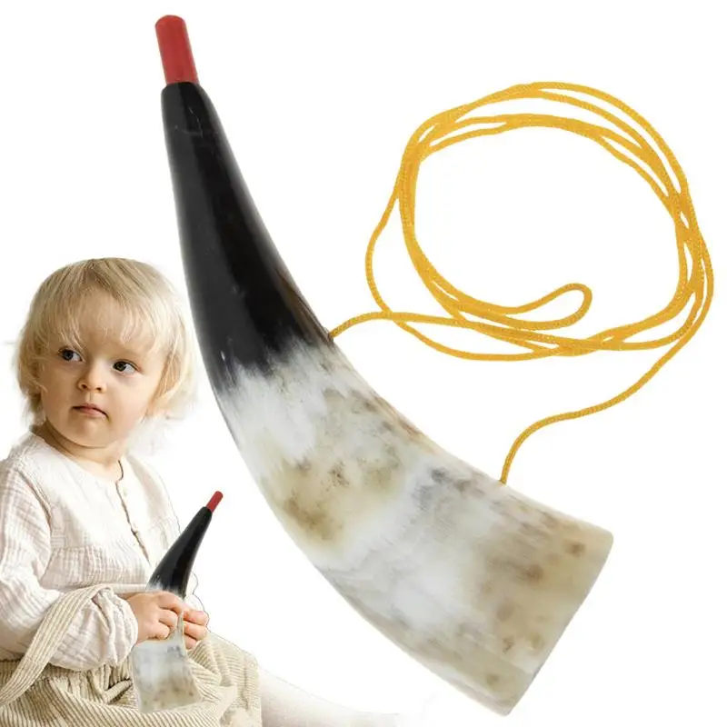Outdoor Portable Horn Children's Bull Horn Trumpet Toy Compact Size Instruments Toy For Music Lovers Performers Wind Instrument