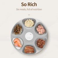 ROJECO 6 Meals Automatic Pet Feeder Smart Cat Food Dispenser For Wet & Dry Food Kibble Dispenser Accessories Auto Feeder For Cat 2