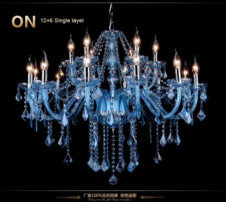 orb chandelier Blue K9 Crystal Chandelier Lustre Crystal Chandeliers Lustres De Cristal Chandelier LED Without Lampshade Light Bule dining room lights