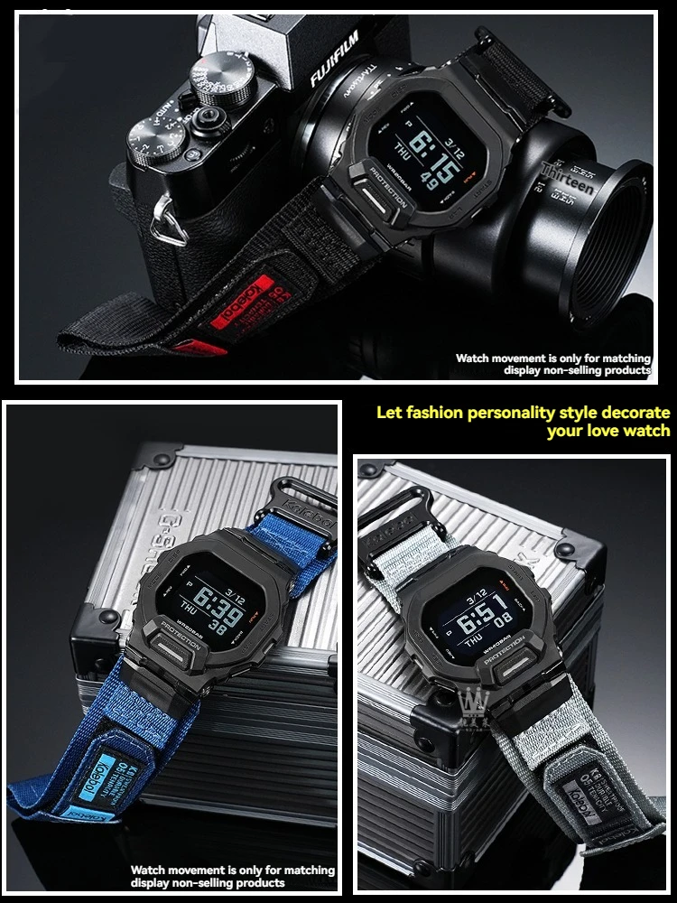 Nylon Canvas Outdoor Sports Watch Strap