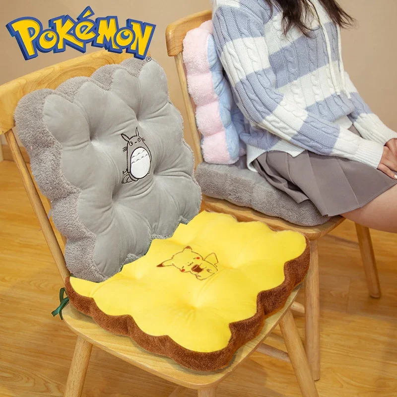 Pokemon Pikachu Plush Sofa Seat Cushion Cute Animation Chair Soft