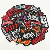 25pcs Band Embroidered Patches Set – Iron-On Music Rock Stripes for Jackets, Clothing, DIY Crafts & Sewing Decorations - Image 2
