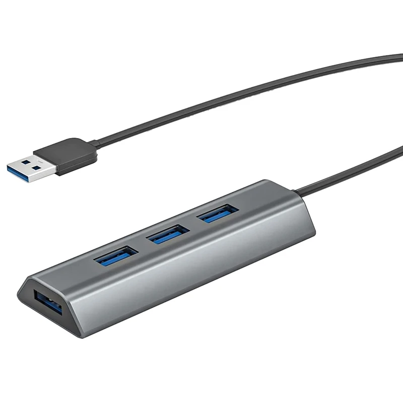 

Концентратор USB 3,0, 4-портовый USB-разветвитель, Ультратонкий USB-концентратор данных, портативный расширитель USB-порта, для ПК, ноутбука, Surface Pro