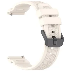 Silicone Sport Strap for Smartwatch - Premium Replacement Wristband Accessory (Starlight)
