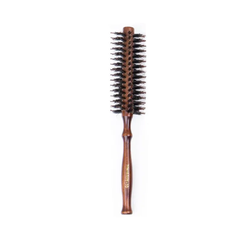 Hair Brush Curly Hair Brush Hair Styling Brush Wig Brush 1pc wooden handle anti-static round roll brush straight diagonal comb bristle round curly hair brush Special for real hair wigs