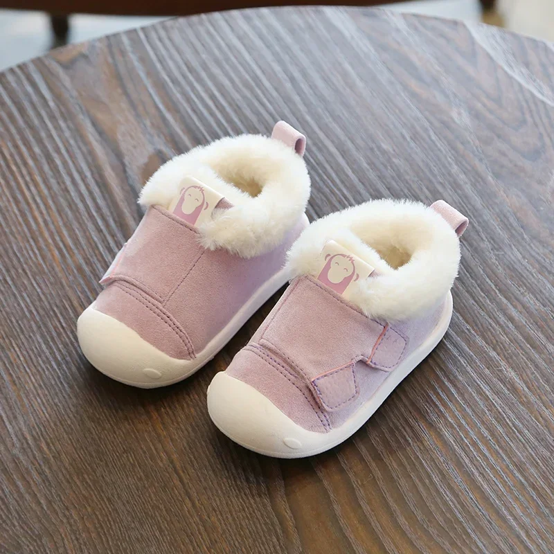 Boots Infant Toddler Winter Warm Plush Baby Girls Boys Snow Outdoor Comfortable Soft Bottom Non-Slip Child Kids baby shoes baby boots winter snow boots