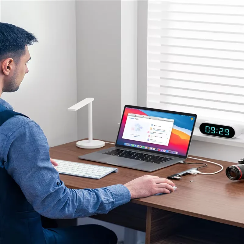 4-Port USB Hub USB3.0 USB2.0 HUB Multi-Device Splitter Adapter OTG Docking Station For PC Laptop Computer Accessories