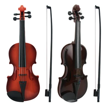 Acoustic Violin Toy Adjustable String Simulation Musical Instrument Practice Children Educational Toy Kid Gifts for Beginner 1