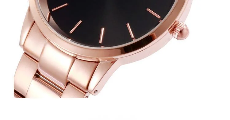 2023 neue heiße verkaufende Uhr Fasina Paar Stahlband Fünfteiliges Set Einfache und modische Quarzuhr Stahlband Liebesschmuck Damenuhr_voghion.com