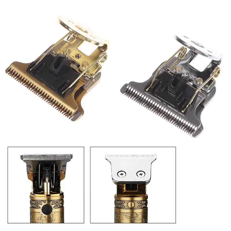 Hair Clipper Blade 1Pcs T-Shaped Hair Clipper Blade with Stand T9 Blade Trimmer Replacement Clipper Head