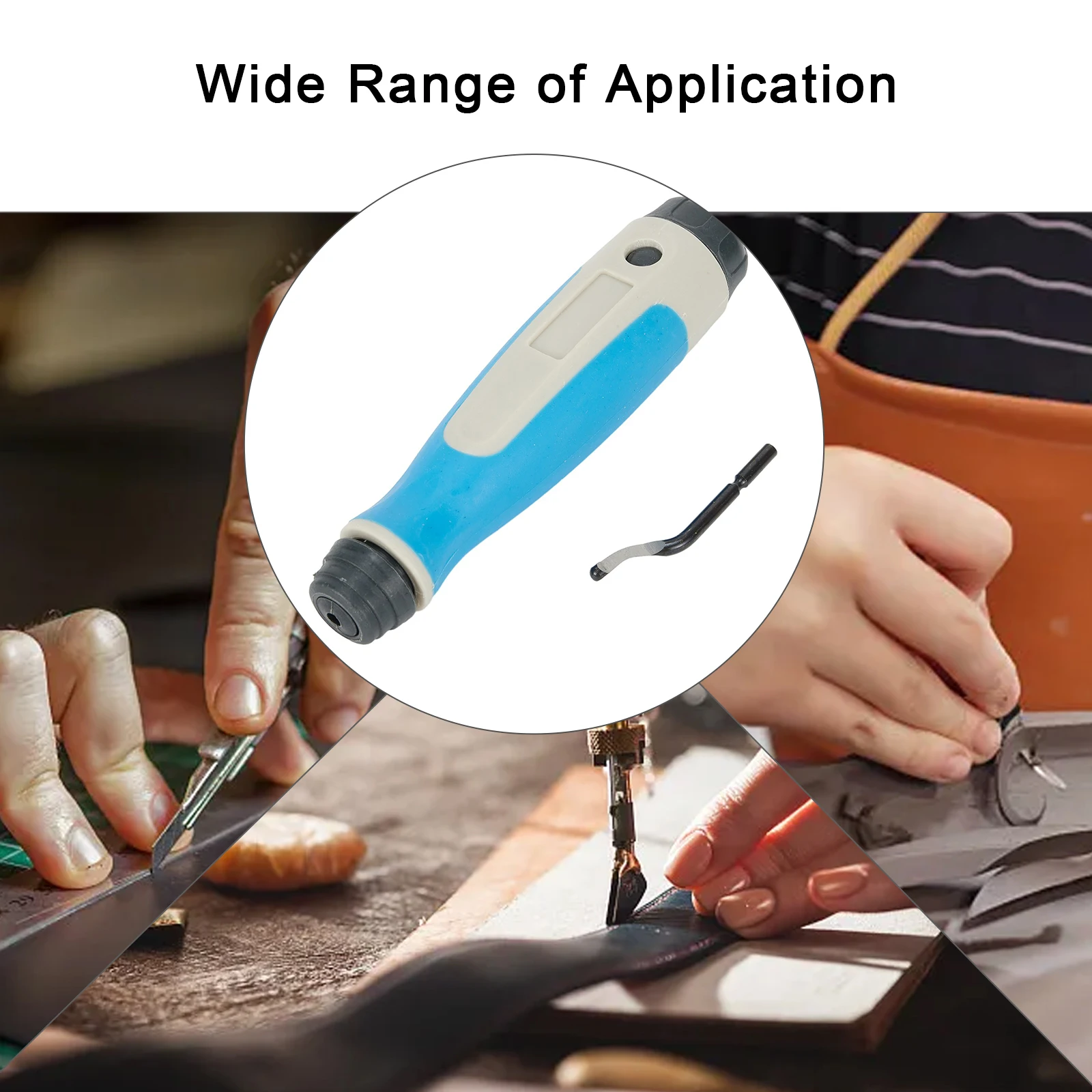 

Burr Scraper Deburring Tool Blue Deburring Handle 47*3.2mm Blade Ergonomic Hand 1 PC Workshop Pratical Durable