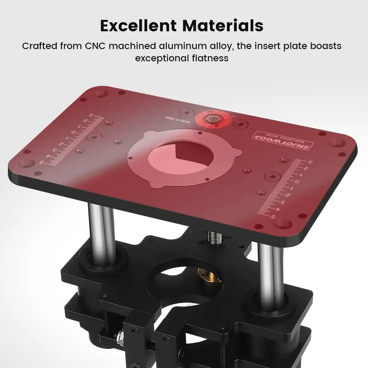 ENJOYWOOD GD7 PRO Router Lift per router di legno da 65 mm/69 mm per tavolo del router Set Up Lift con piastra del router Lavorazione del legno di precisione 1420 ENJOYWOOD GD7 PRO Router Lift per router di legno da 65 mm/69 mm per tavolo del router Set Up Lift con piastra del router Lavorazione del legno di precisione 1420