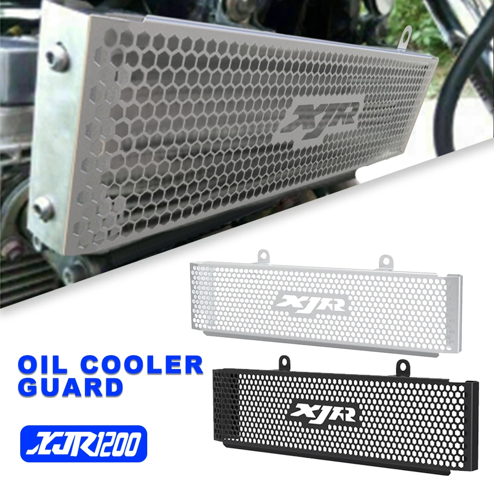 

XJR 1200 1300 Motorcycle Oil Cooler Guard Radiator Grille Grill Protective Cover FOR YAMAHA XJR1200 XJR1300 1994-2018 2008 2009