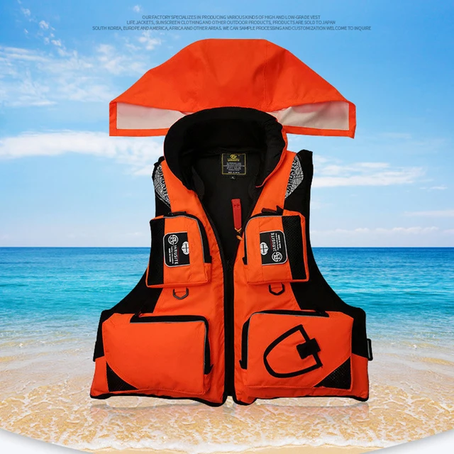Premium Neoprene Life Jacket Vest For Water Sports, Boating