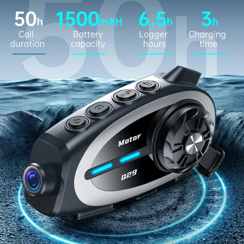 Caméra action sport 4K 60fps étanche, filmant sous-marin avec stabilisation d'image.