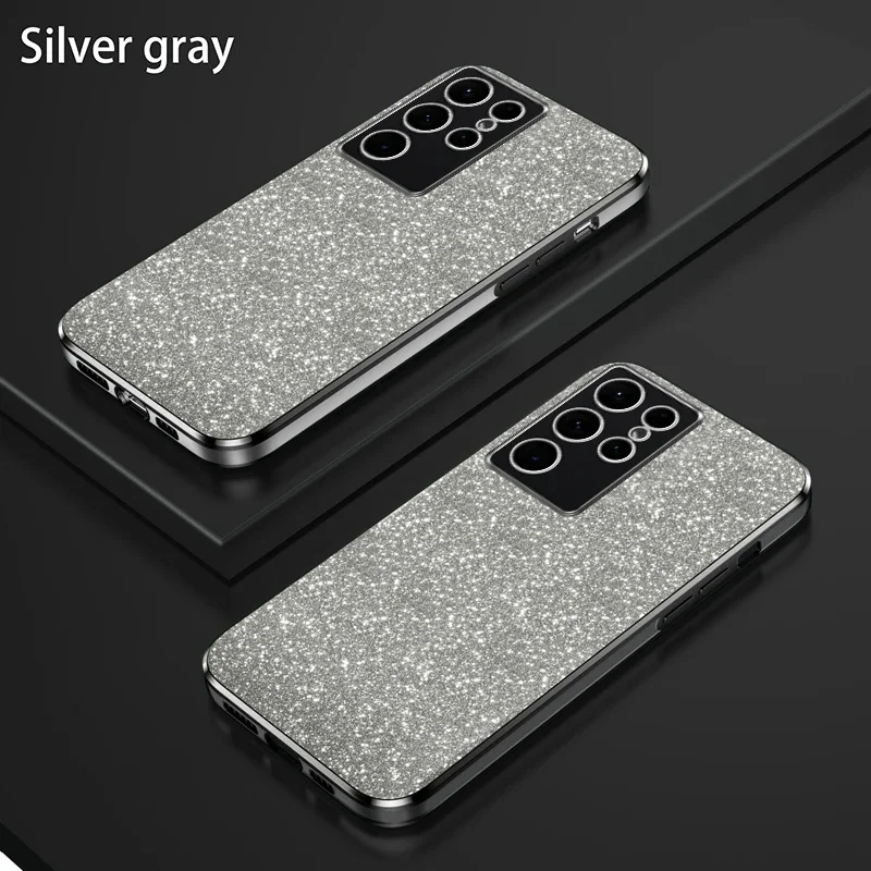 Luxury Plating Magnetic Glitter Phone Case